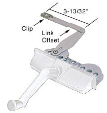 CRL Left Hand White "Entrygard" Dyad Casement Window Operator