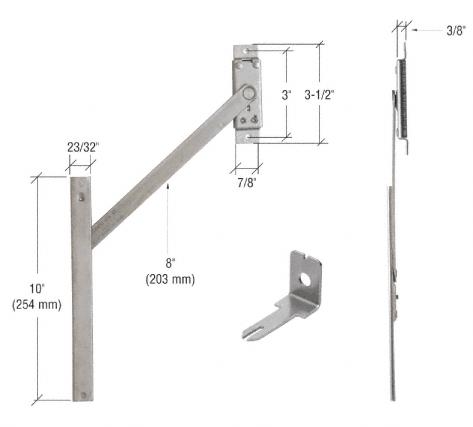 CRL 10" Window Limit Device With Key Release