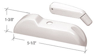 CRL White Truth Entrygard Plastic Cover With Folding Handle