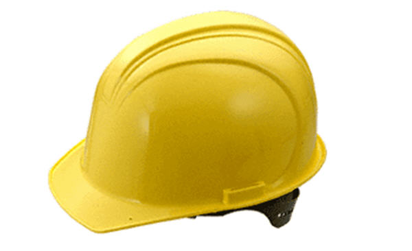 CRL Yellow Hard Hats (Safety Caps)