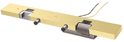 CRL Polished Brass Left Hand Combination Strike/Keeper for Panic Handles