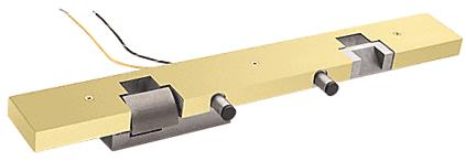 CRL Polished Brass Right Hand Combination Strike/Keeper for Panic Handles