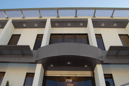 CRL Custom Bronze Anodized Standard Series Ceiling Panel System