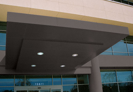 CRL Custom Bronze Anodized Standard Series Canopy Panel System