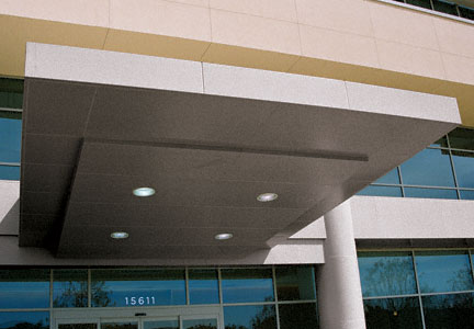 CRL Custom Polished Stainless Standard Series Canopy Panel System