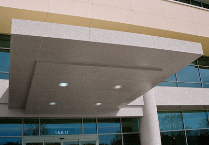 CRL Custom Silver Metallic Standard Series Canopy Panel System