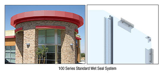 CRL Custom Newlar Painted Standard Series Wall Panel System