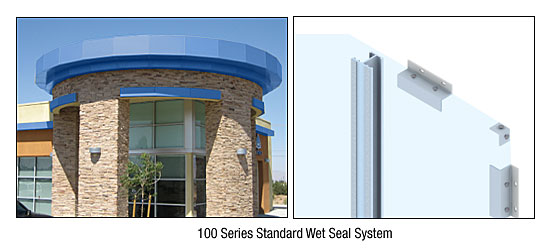 CRL Custom Powder Painted Standard Series Wall Panel System