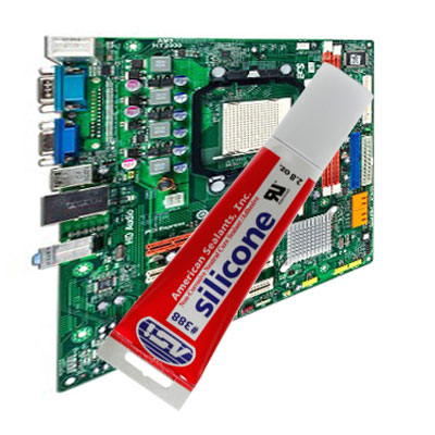 Clear Electronic Grade Silicone - 2.8 oz Squeeze Tube