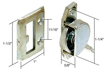 CRL Window Sash Lock; 1-1/4" Screw Holes