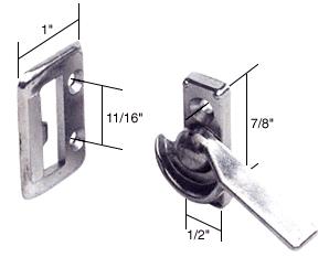 CRL Left Hand Sliding Window Latch; 7/8" Screw Holes