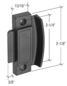 Black Die Cast Window Latch and Pull