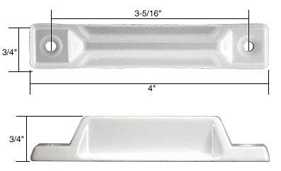 White Deluxe Window Sash Lift - Pair