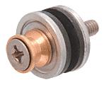 CRL Brushed Stainless Steel Replacement Washer Set for Back-to-Back Solid Pull Handle