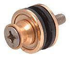 CRL Polished Brass Replacement Washer Set for Back-to-Back Solid Pull Handle