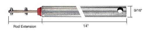 CRL 14" Tubular Spiral Tilt Window Balance with Red Bushing