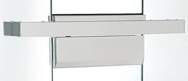 CRL 36" Single Door Satin Anodized Floating Header