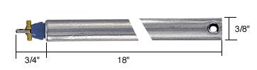 CRL 18" Tubular Spiral Non-Tilt Window Balance with Blue Bushing