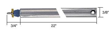 CRL 22" Tubular Spiral Non-Tilt Window Balance with Blue Bushing