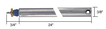 CRL 24" Tubular Spiral Non-Tilt Window Balance with Blue Bushing