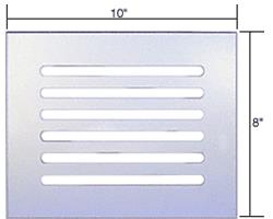 10" x 8" Clear Acrylic Mirror Grille