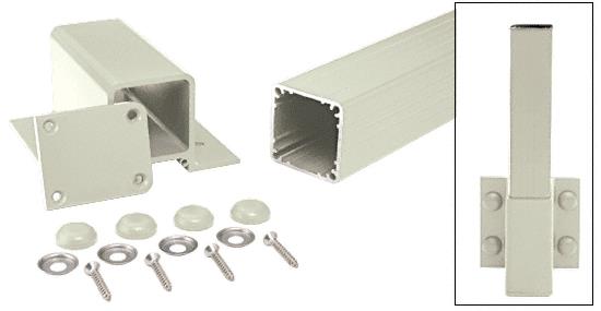 CRL 200, 300, 350 & 400 Series Oyster White 48"  Fascia Mount Post Kit