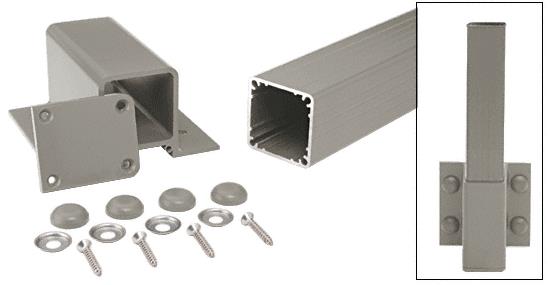 CRL 200, 300, 350 & 400 Series Agate Gray 48" Fascia Mount Post Kit