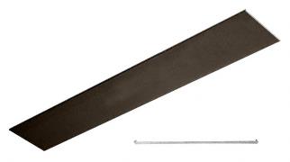 CRL Dark Bronze Anodized Flat Snap-In Channel- 120"