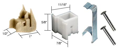 CRL Window Channel Balance Top and Bottom Guides, Attached