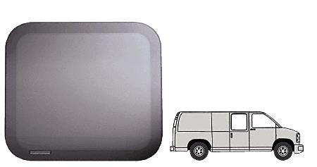 CRL Fixed "All Glass Look" 60% Window - Side Hinged Door 1997+ Chevy/GMC Vans 22-1/2" x 22-3/8"