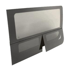 CRL 2007+ OEM Design All Glass Look Sprinter Van T-Vent Passenger Side Sliding Door Window for 170" and 144" Wheel Base Vans