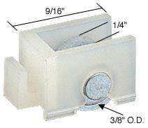CRL Sliding Window Roller with 3/8" Steel Wheel for Fullview Windows