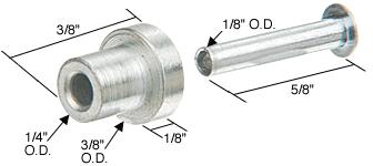 CRL 3/8" Steel Sliding Window Replacement Roller with Axle Pin for Fullview Windows