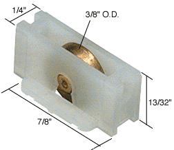 CRL Sling Window Roller with 3/8" Brass Wheel for Better-Bilt Aluminum & Elco Windows