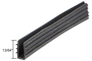 CRL Glazing Vinyl; 13/64" Channel Depth 9/64" to 11/64" Metal Opening - 100 ft Roll