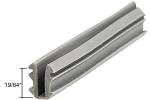 CRL Glazing Vinyl; 19/64" Channel Depth 15/64" to 9/32" Metal Opening - 100 ft Roll