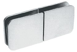 CRL Polished Chrome Finish Traditional Movable Glass-To-Glass Transom Glass Clamp