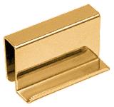 CRL Brass Strike Plate With Finger Grip