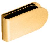 CRL Brass Rounded Strike Plate