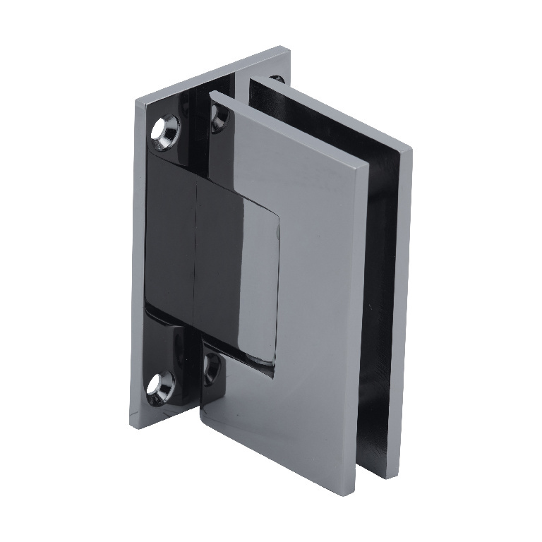 CRL Geneva 037 Series Gun Metal Wall Mount Full Back Plate Standard Hinge