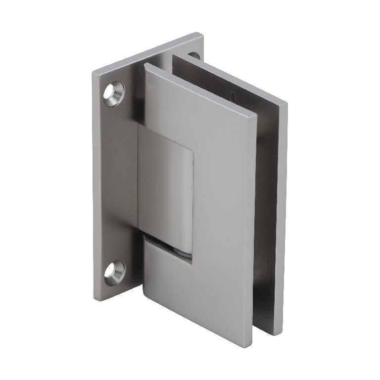 CRL Geneva 037 Series Satin Nickel Wall Mount Full Back Plate Standard Hinge