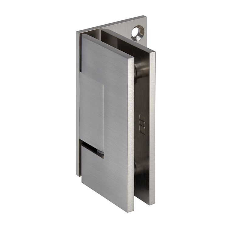 CRL Geneva 044 Series Brushed Nickel Wall Mount Offset Back Plate Hinge