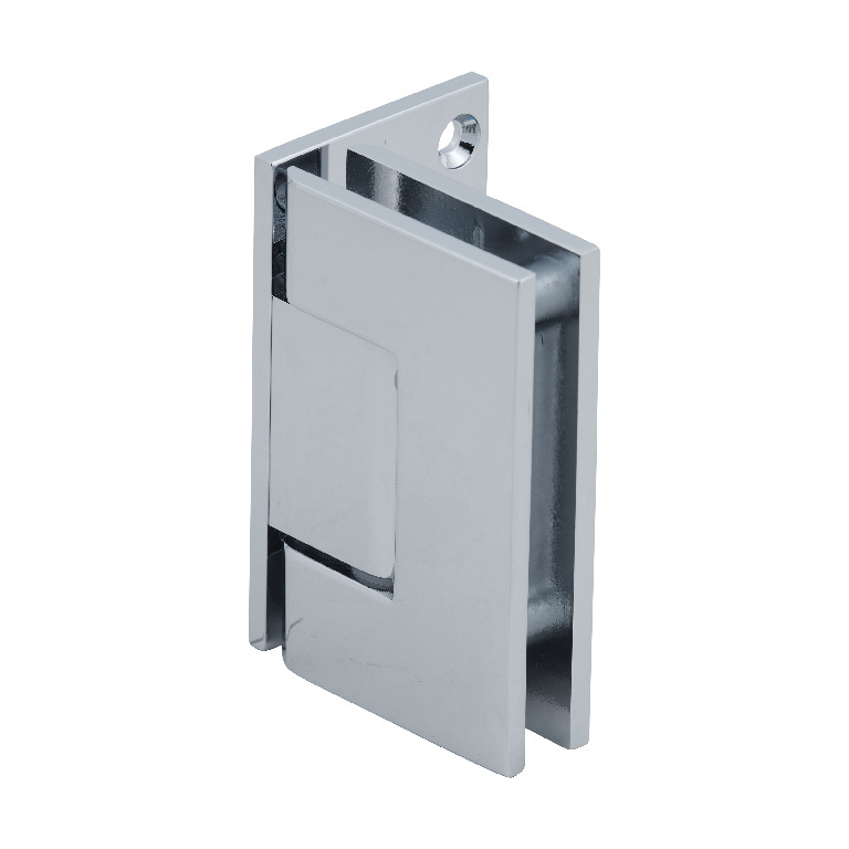 CRL Geneva 044 Series Polished Chrome Wall Mount Offset Back Plate Hinge
