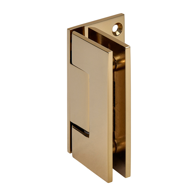 CRL Geneva 044 Series Gold Plated Wall Mount Offset Back Plate Hinge