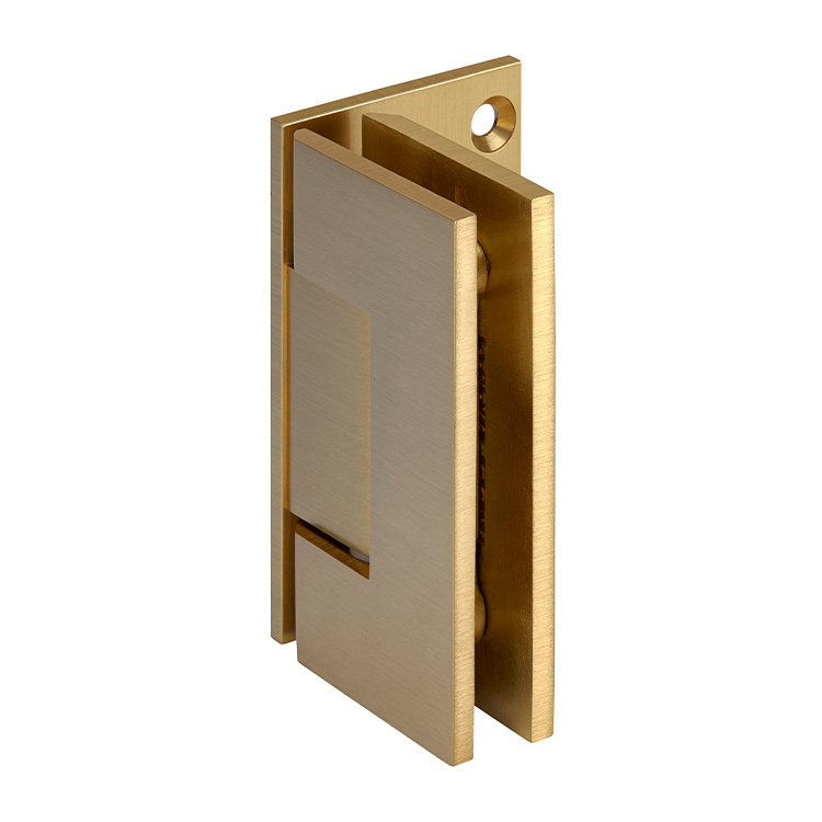 CRL Geneva 044 Series Satin Brass Wall Mount Offset Back Plate Hinge