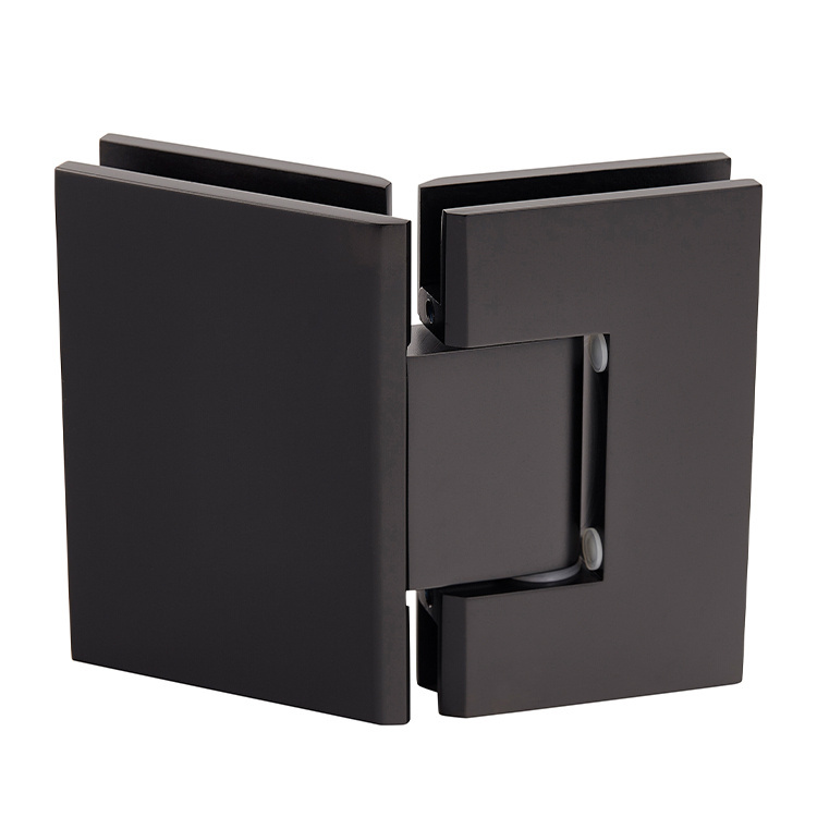 CRL Geneva 045 Series Oil Rub Bronze 135&#176; Glass-to-Glass Hinges