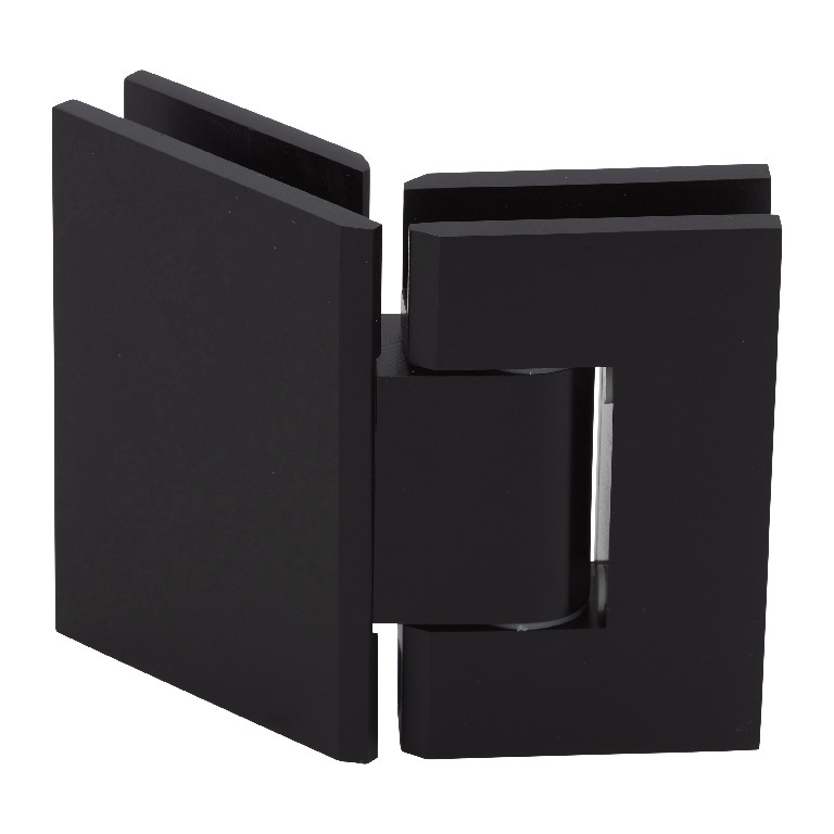 CRL Geneva 045 Series Matte Black 135&#176; Glass-to-Glass Hinges