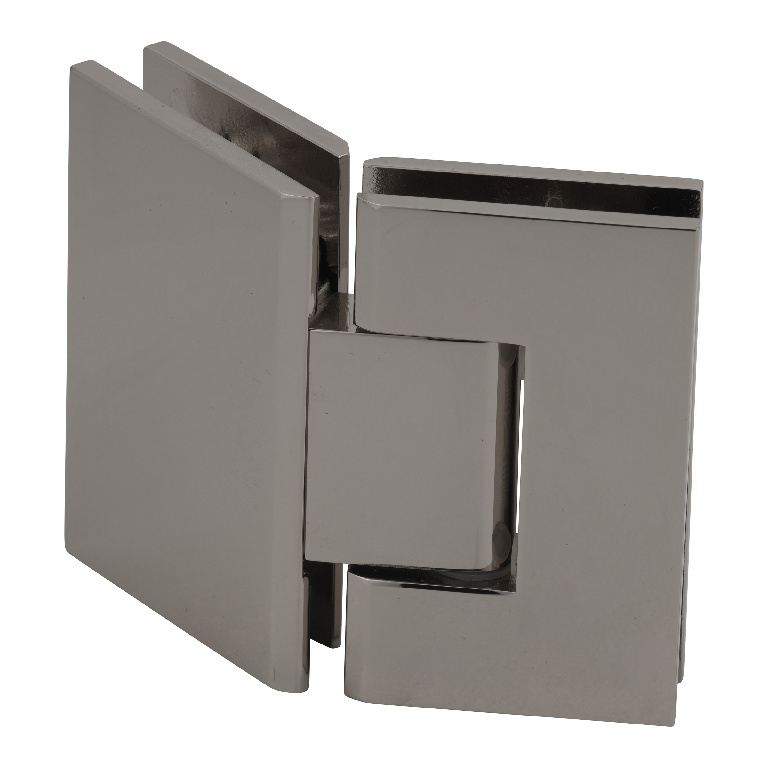 CRL Geneva 045 Series Polished Nickel 135&#176; Glass-to-Glass Hinges