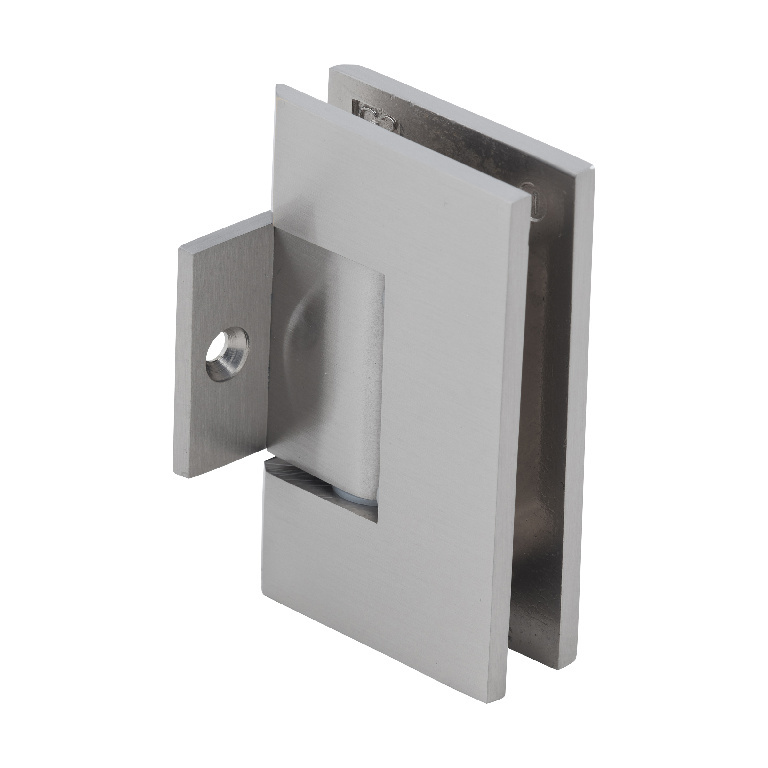 CRL Geneva 280 Series Brushed Nickel 180 Degree Pony Wall Mount Hinge