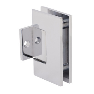 CRL Geneva 280 Series Polished Chrome 180 Degree Pony Wall Mount Hinge